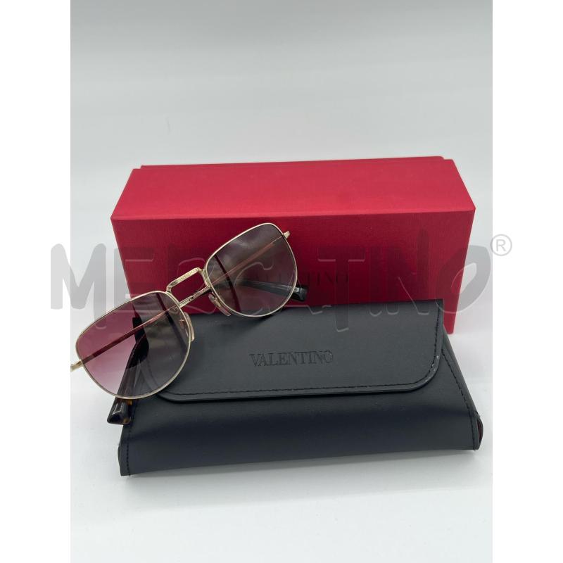 OCCHIALI DONNA DORATI LENTI ROSA VALENTINO | Mercatino dell'Usato Roma montemario 1