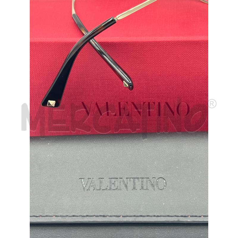 OCCHIALI DONNA DORATI LENTI ROSA VALENTINO | Mercatino dell'Usato Roma montemario 3