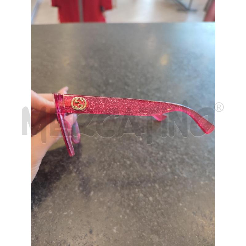 OCCHIALI DONNA FUCSIA GUCCI GLITTER DA RIV | Mercatino dell'Usato Roma montemario 2