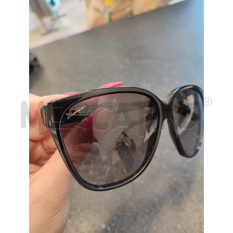 OCCHIALI DONNA GUCCI NERI STECCHE ROSSE VERDI | Mercatino dell'Usato Roma montemario 4