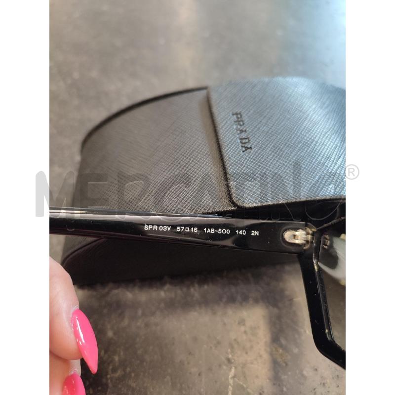 OCCHIALI DONNA NERA PRADA | Mercatino dell'Usato Roma montemario 4