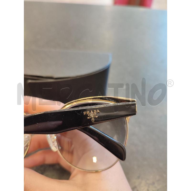 OCCHIALI NERI PRADA+CUSTODIA SPR61T | Mercatino dell'Usato Roma montemario 2