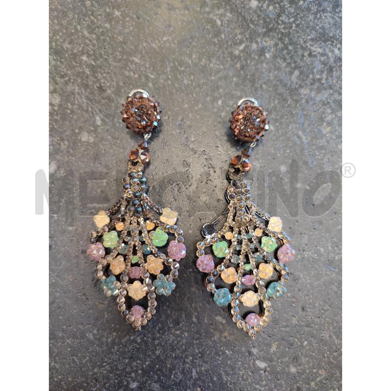 ORECCHINI DUBLOS DA RIV STRASS CHANDELIER | Mercatino dell'Usato Roma montemario 1