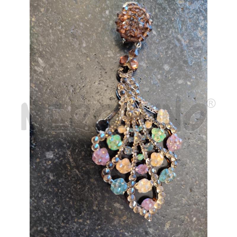 ORECCHINI DUBLOS DA RIV STRASS CHANDELIER | Mercatino dell'Usato Roma montemario 2