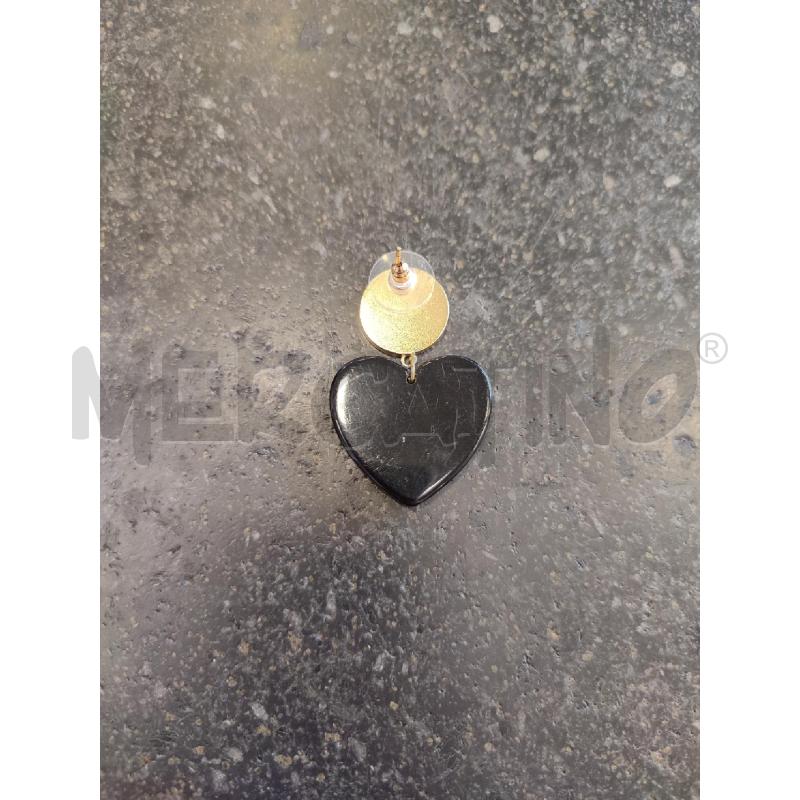 ORECCHINO NERO BALENCIAGA CUORE | Mercatino dell'Usato Roma montemario 2