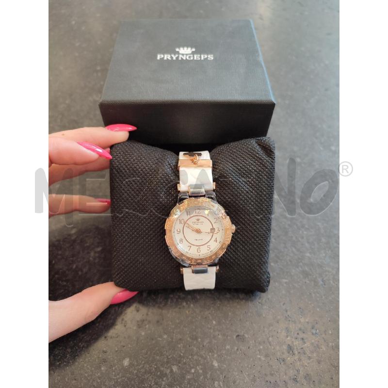 OROLOGIO DA POLSO BIANCO ORO PRYNGEPS | Mercatino dell'Usato Roma montemario 1