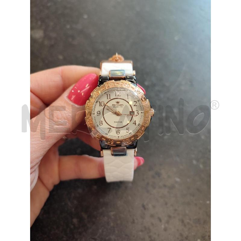 OROLOGIO DA POLSO BIANCO ORO PRYNGEPS | Mercatino dell'Usato Roma montemario 2