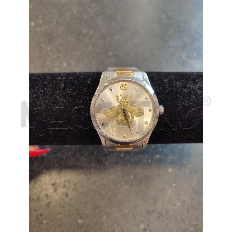 OROLOGIO DA POLSO GUCCI ACCIAIO DORATO APE  | Mercatino dell'Usato Roma montemario 1