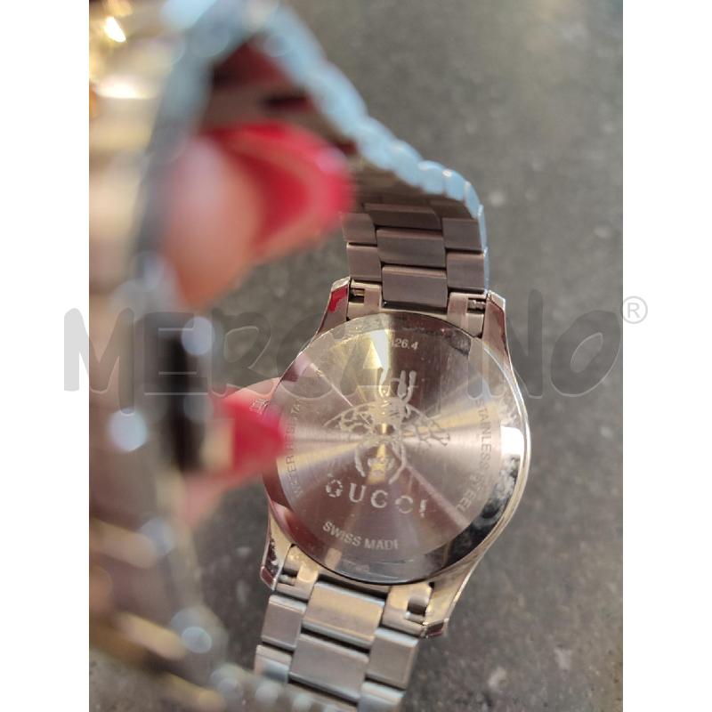 OROLOGIO DA POLSO GUCCI ACCIAIO DORATO APE  | Mercatino dell'Usato Roma montemario 3