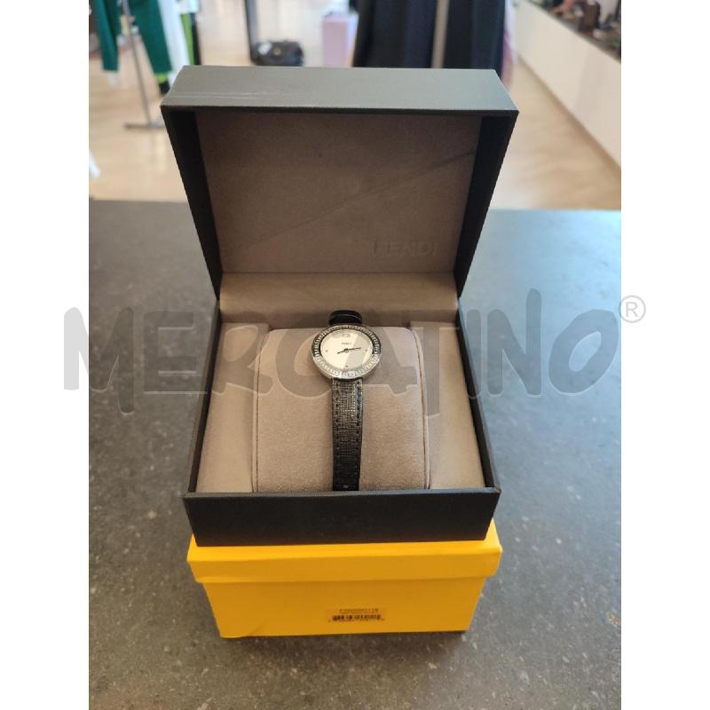 OROLOGIO DA POLSO NERO TONDO FENDI  | Mercatino dell'Usato Roma montemario 1