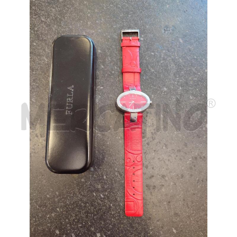 OROLOGIO DA POLSO ROSSO FURLA | Mercatino dell'Usato Roma montemario 1