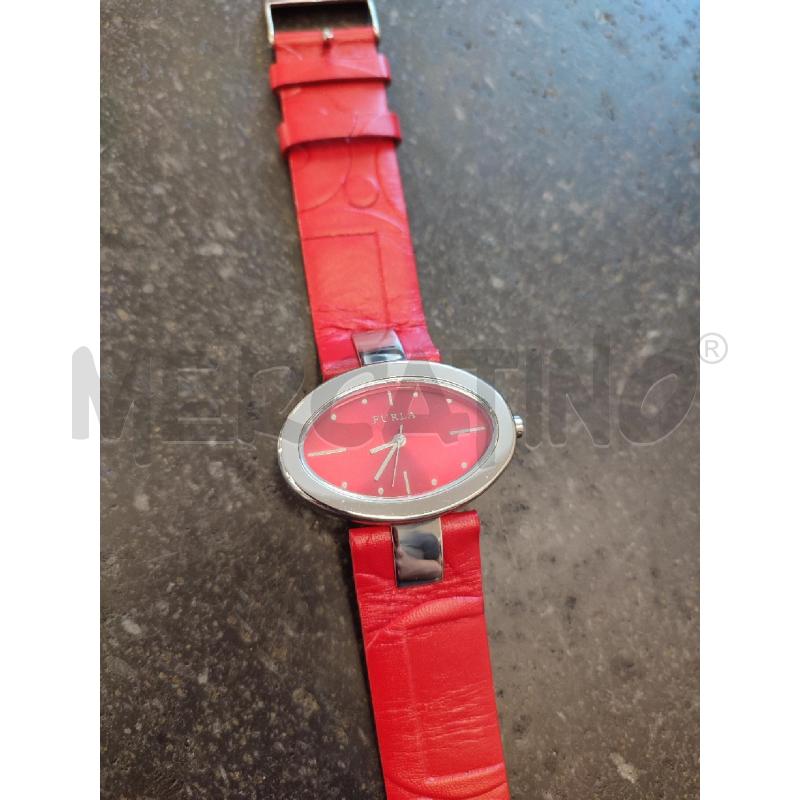 OROLOGIO DA POLSO ROSSO FURLA | Mercatino dell'Usato Roma montemario 2