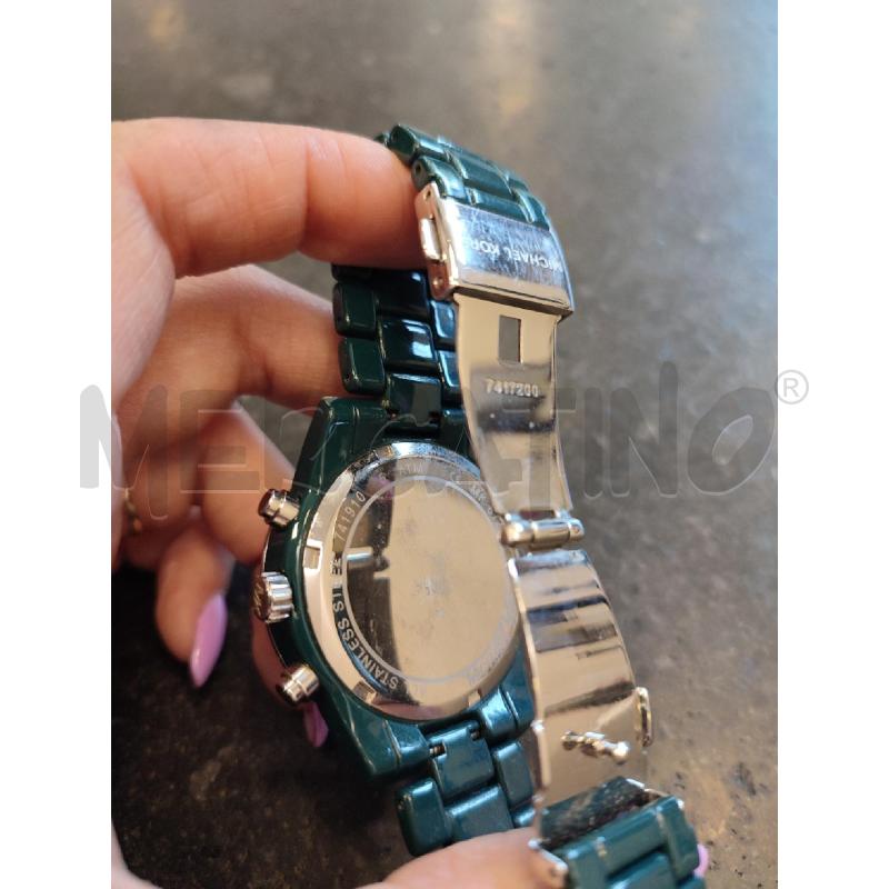 OROLOGIO DA POLSO VERDE PETROLIO MICHAEL KORS | Mercatino dell'Usato Roma montemario 2