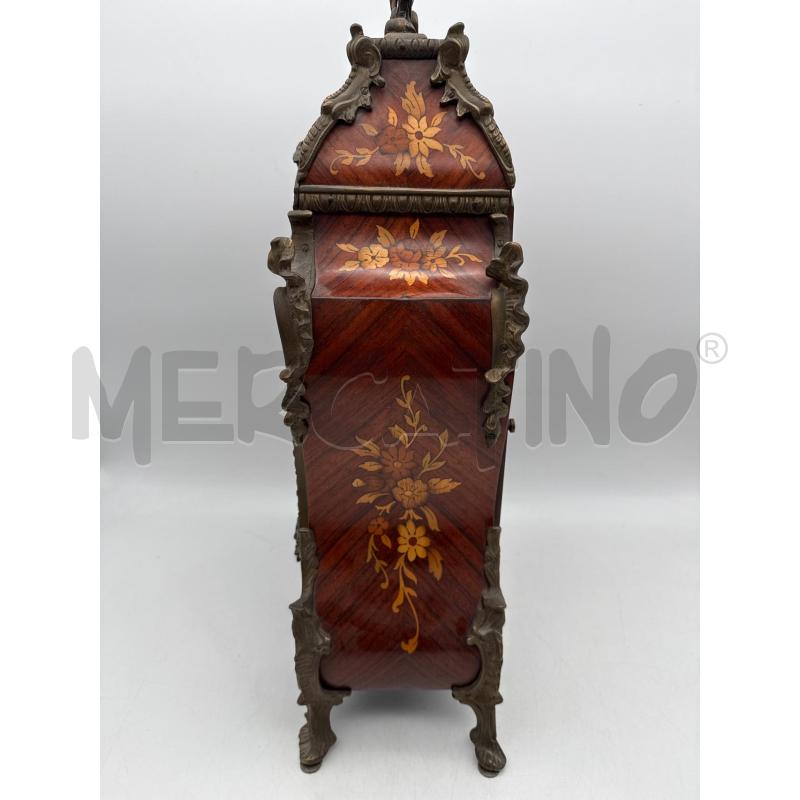 OROLOGIO DA TAVOLO LEGNO INTARSI | Mercatino dell'Usato Roma montemario 2