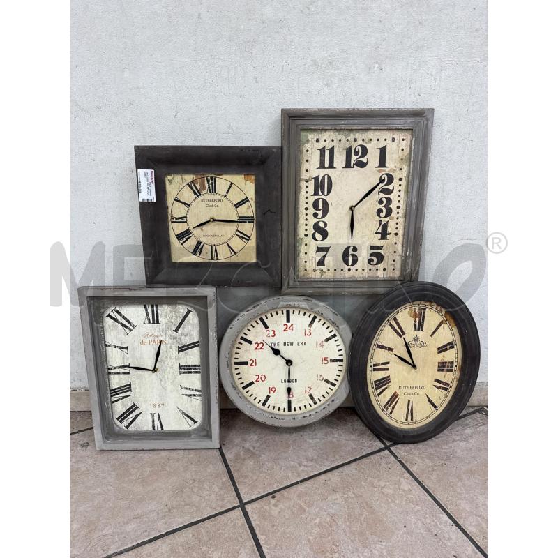OROLOGIO MULTIPLO DA MURO | Mercatino dell'Usato Roma montemario 1