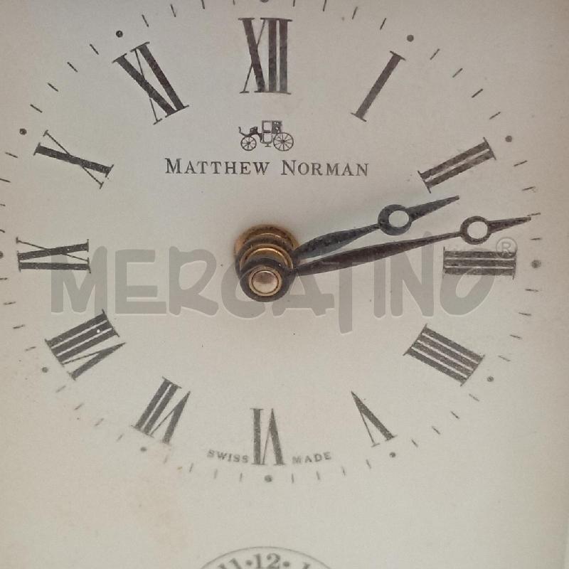OROLOGIO PENDOLA TAVOLO MATTHEW NORMAN | Mercatino dell'Usato Roma montemario 5