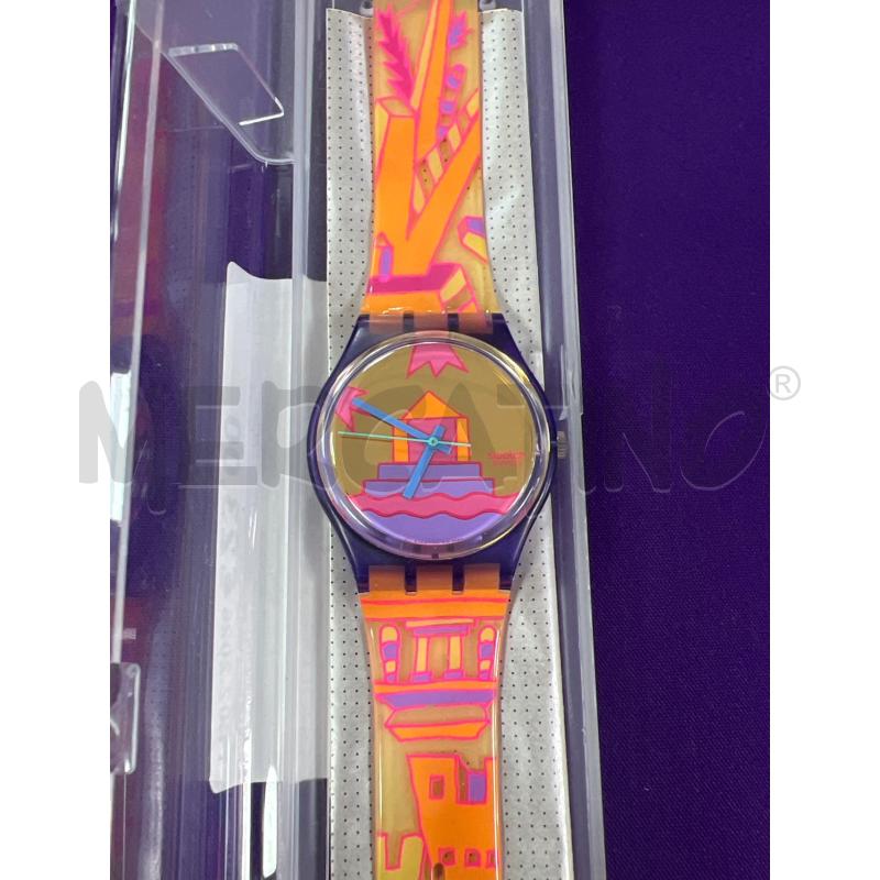 OROLOGIO SWATCH ARANCIO ARRARA AVIS NON MARCIANTE | Mercatino dell'Usato Roma montemario 1