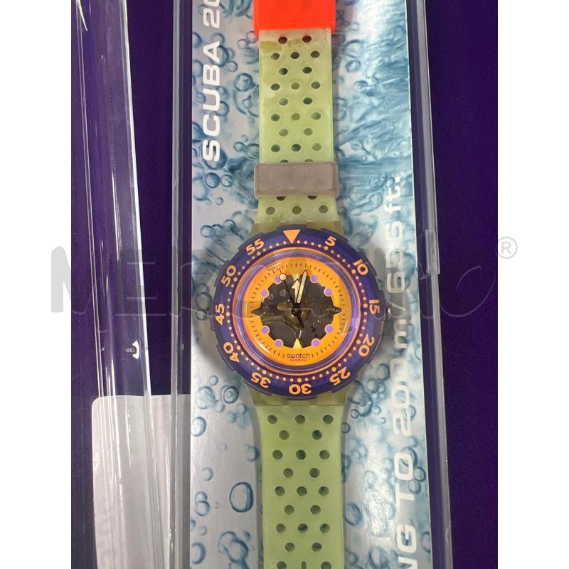 OROLOGIO SWATCH GIALLO SCUBA NON MARCIANTE | Mercatino dell'Usato Roma montemario 1