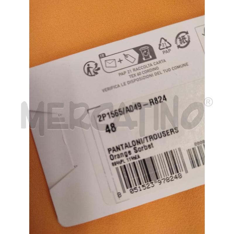 PANTALONE DONNA ALBICOCCA PATRIZIA PEPE | Mercatino dell'Usato Roma montemario 2
