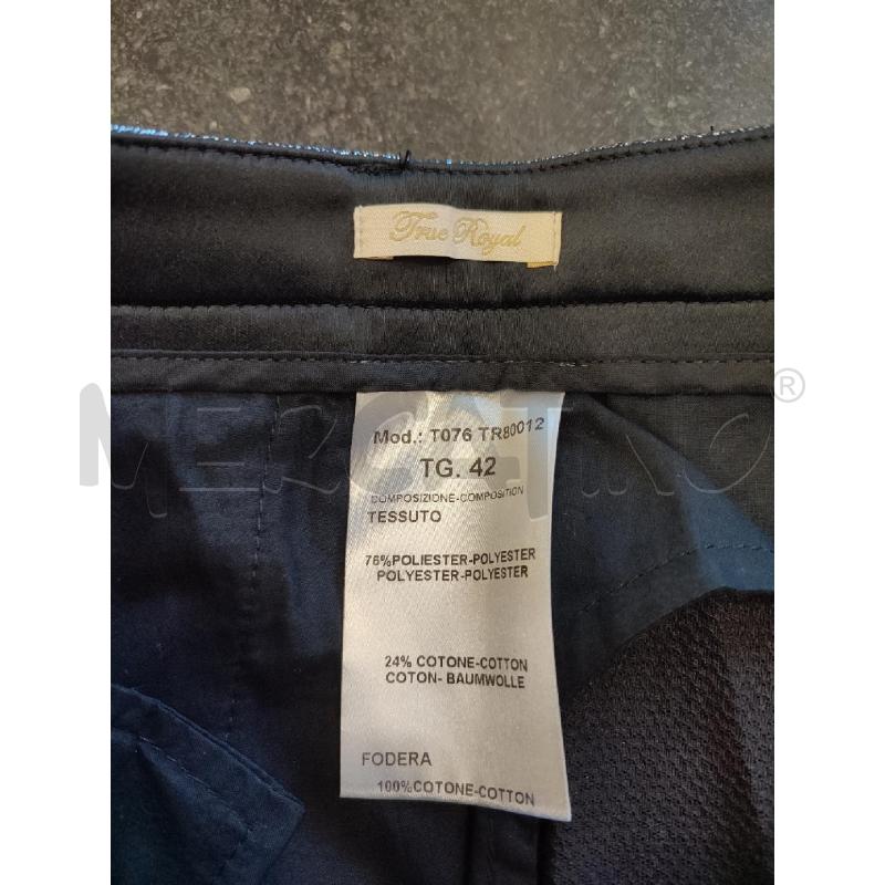 PANTALONE DONNA ARGENTATO TRUE ROYAL | Mercatino dell'Usato Roma montemario 2