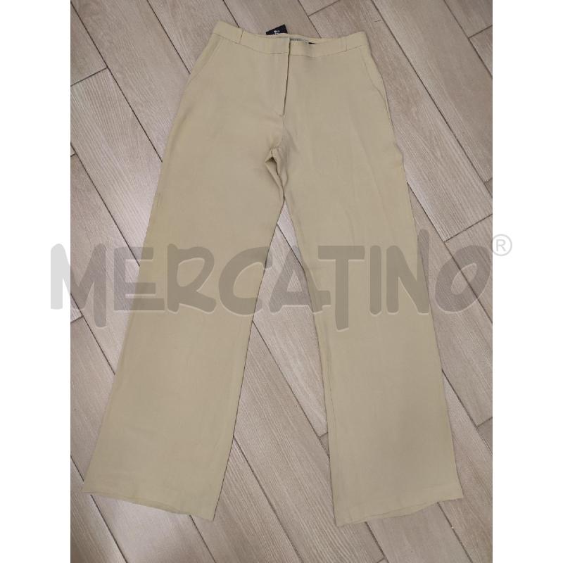 PANTALONE DONNA BEIGE BLUNAUTA | Mercatino dell'Usato Roma montemario 1