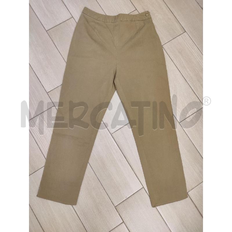 PANTALONE DONNA BEIGE BORBONESE | Mercatino dell'Usato Roma montemario 1