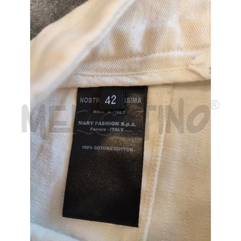 PANTALONE DONNA BEIGE CILIEGE NOSTRASANTISSIMA | Mercatino dell'Usato Roma montemario 2