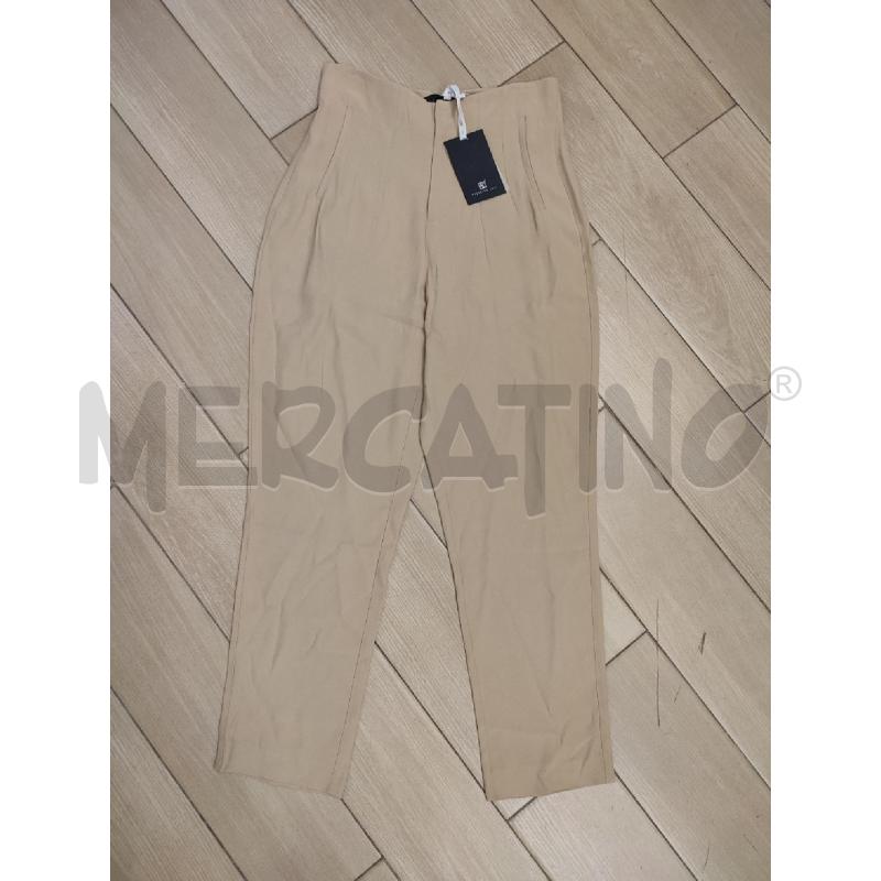 PANTALONE DONNA BEIGE FEDERICA TOSI | Mercatino dell'Usato Roma montemario 1