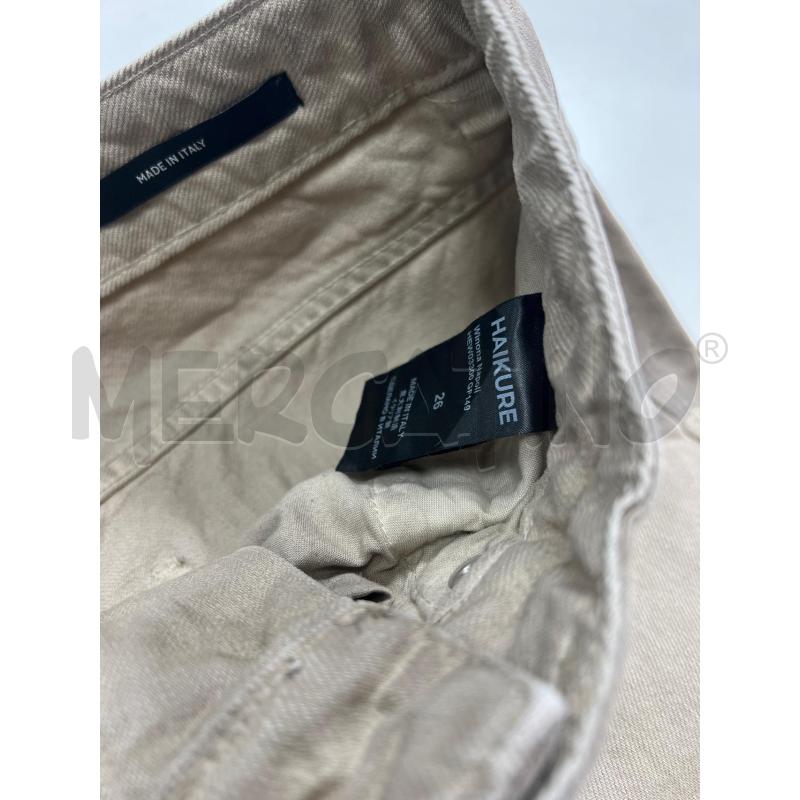 PANTALONE DONNA BEIGE HAIKURE | Mercatino dell'Usato Roma montemario 4