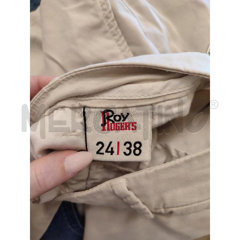 PANTALONE DONNA BEIGE ROY ROGERS | Mercatino dell'Usato Roma montemario 3