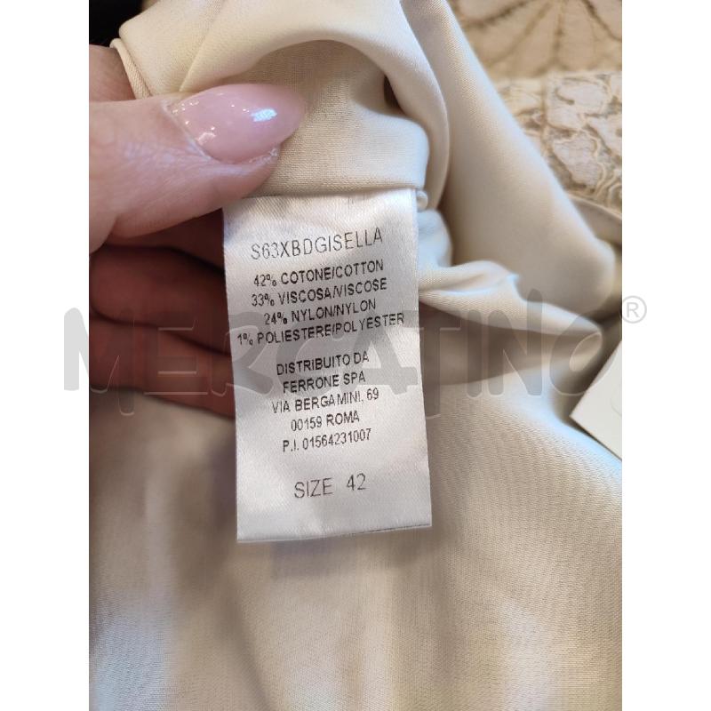 PANTALONE DONNA BEIGE SANDRO FERRONE PIZZO | Mercatino dell'Usato Roma montemario 2