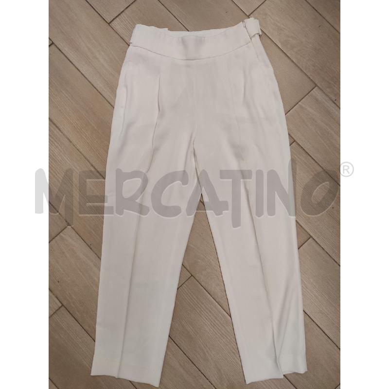 PANTALONE DONNA BIANCO CAPPELLINI  | Mercatino dell'Usato Roma montemario 1