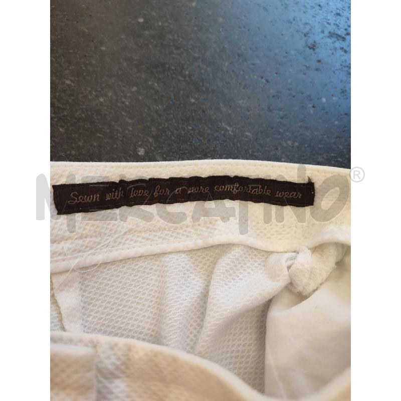 PANTALONE DONNA BIANCO CAPPELLINI  | Mercatino dell'Usato Roma montemario 4