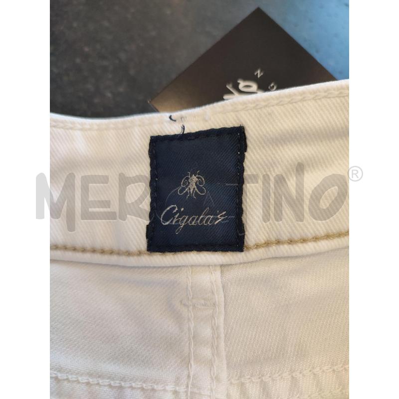 PANTALONE DONNA BIANCO CIGALAS BARREL | Mercatino dell'Usato Roma montemario 2