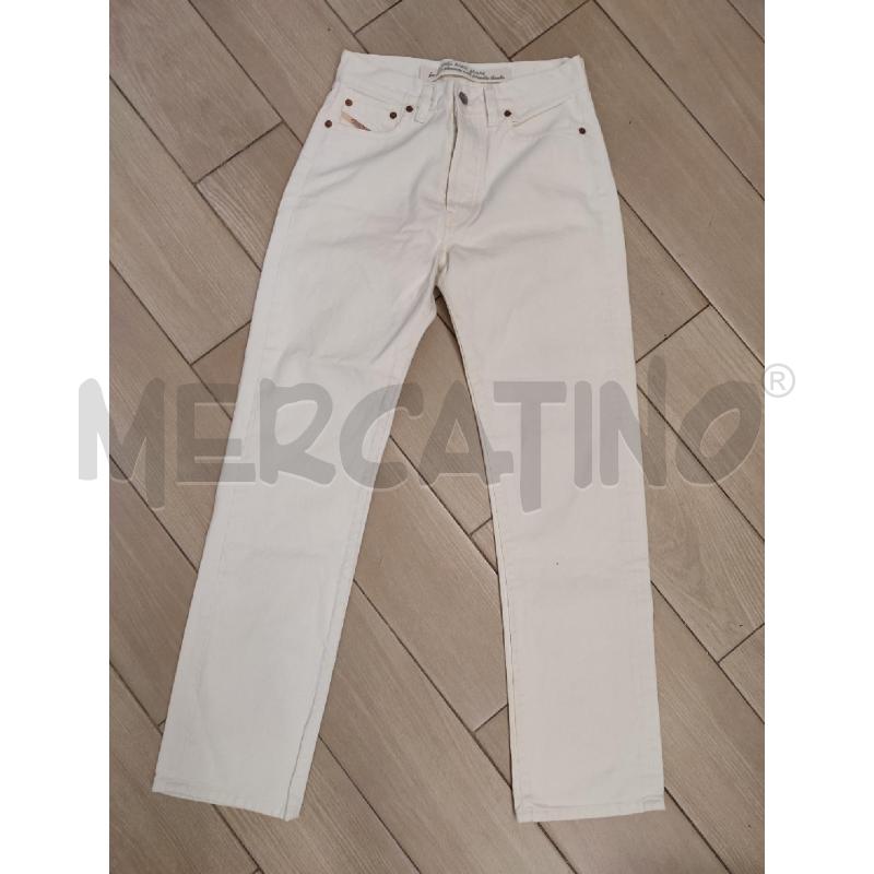 PANTALONE DONNA BIANCO DIESEL  | Mercatino dell'Usato Roma montemario 1