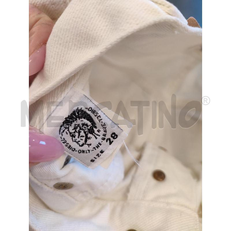 PANTALONE DONNA BIANCO DIESEL  | Mercatino dell'Usato Roma montemario 3