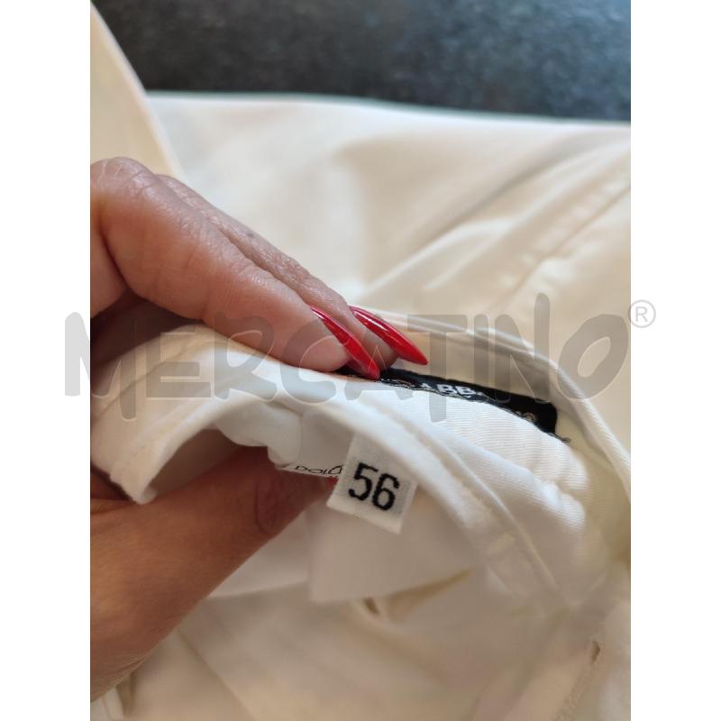 PANTALONE DONNA BIANCO DOLCE&GABBANA | Mercatino dell'Usato Roma montemario 3