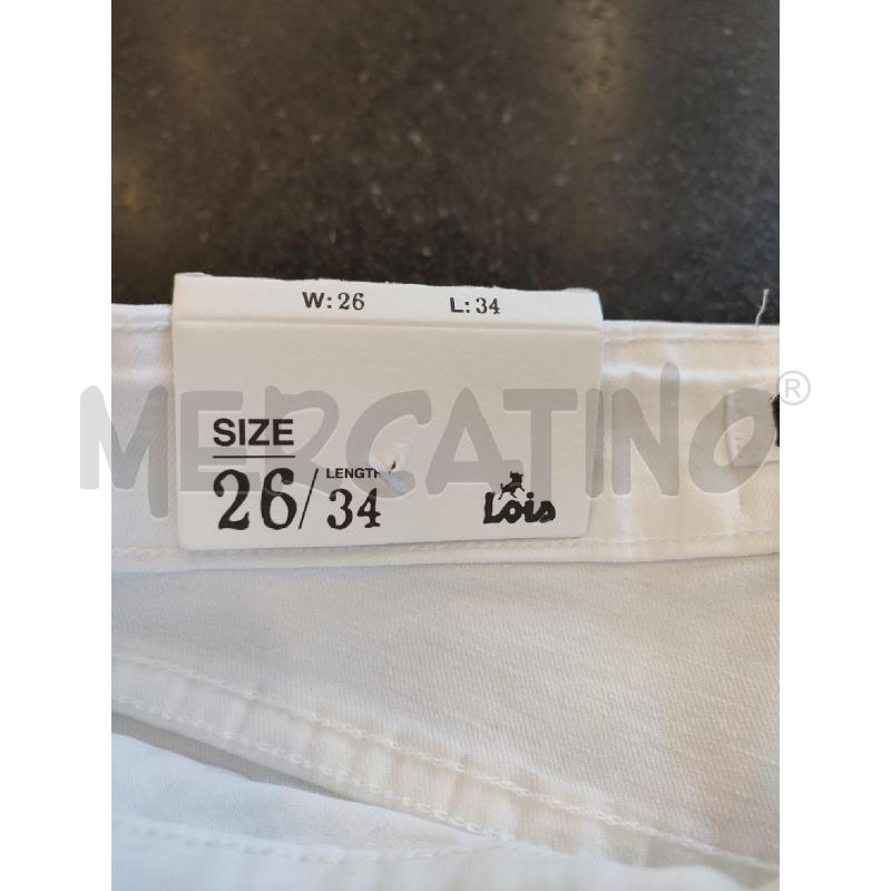 PANTALONE DONNA BIANCO LOIS | Mercatino dell'Usato Roma montemario 2