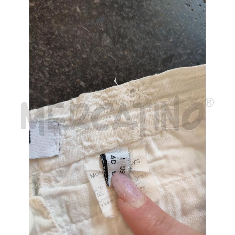 PANTALONE DONNA BIANCO MOSCHINO  | Mercatino dell'Usato Roma montemario 3