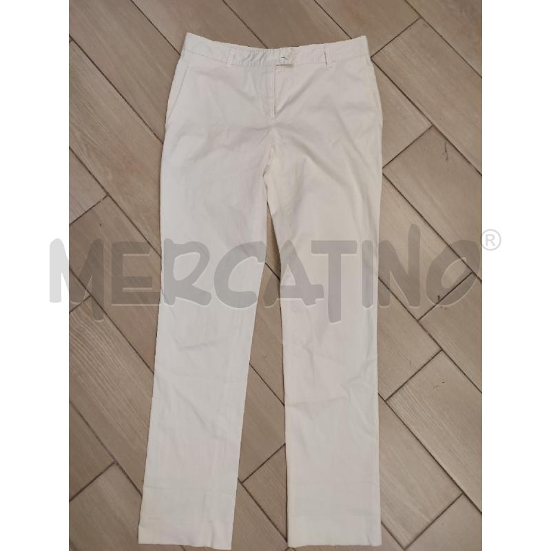 PANTALONE DONNA BIANCO MOSCHINO | Mercatino dell'Usato Roma montemario 1