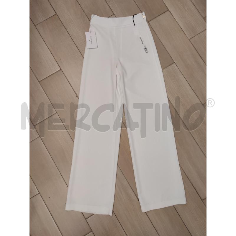 PANTALONE DONNA BIANCO PATRIZIA PEPE | Mercatino dell'Usato Roma montemario 1