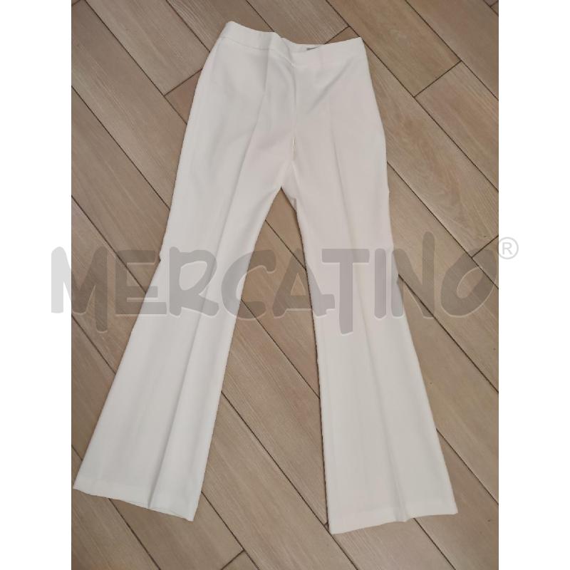 PANTALONE DONNA BIANCO RINASCIMENTO | Mercatino dell'Usato Roma montemario 1