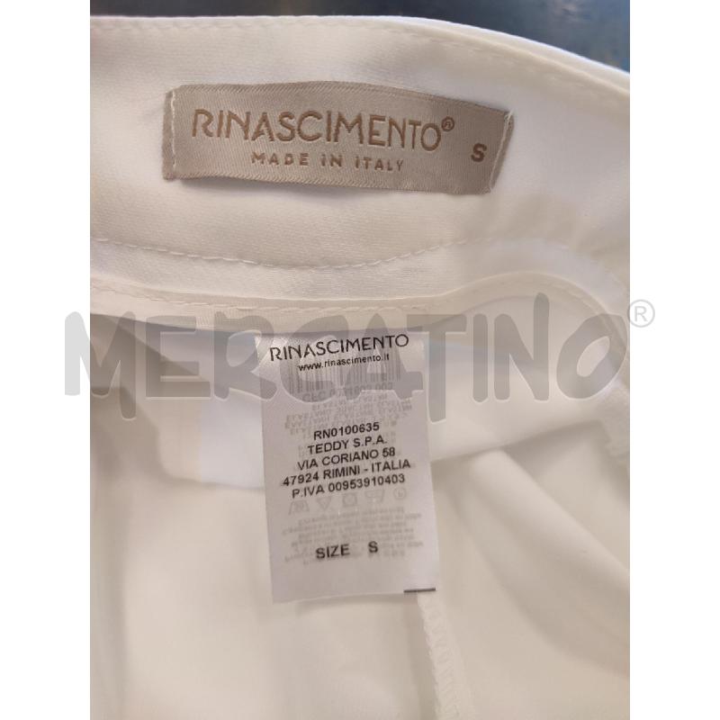PANTALONE DONNA BIANCO RINASCIMENTO | Mercatino dell'Usato Roma montemario 2