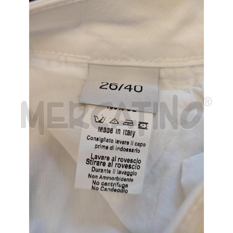 PANTALONE DONNA BIANCO SHAFT | Mercatino dell'Usato Roma montemario 3