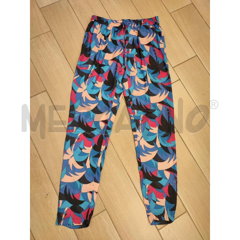 PANTALONE DONNA BLU VIOLA TRUSSARDI | Mercatino dell'Usato Roma montemario 1