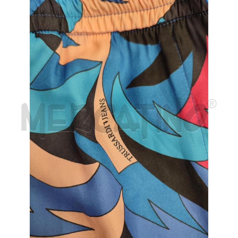 PANTALONE DONNA BLU VIOLA TRUSSARDI | Mercatino dell'Usato Roma montemario 2