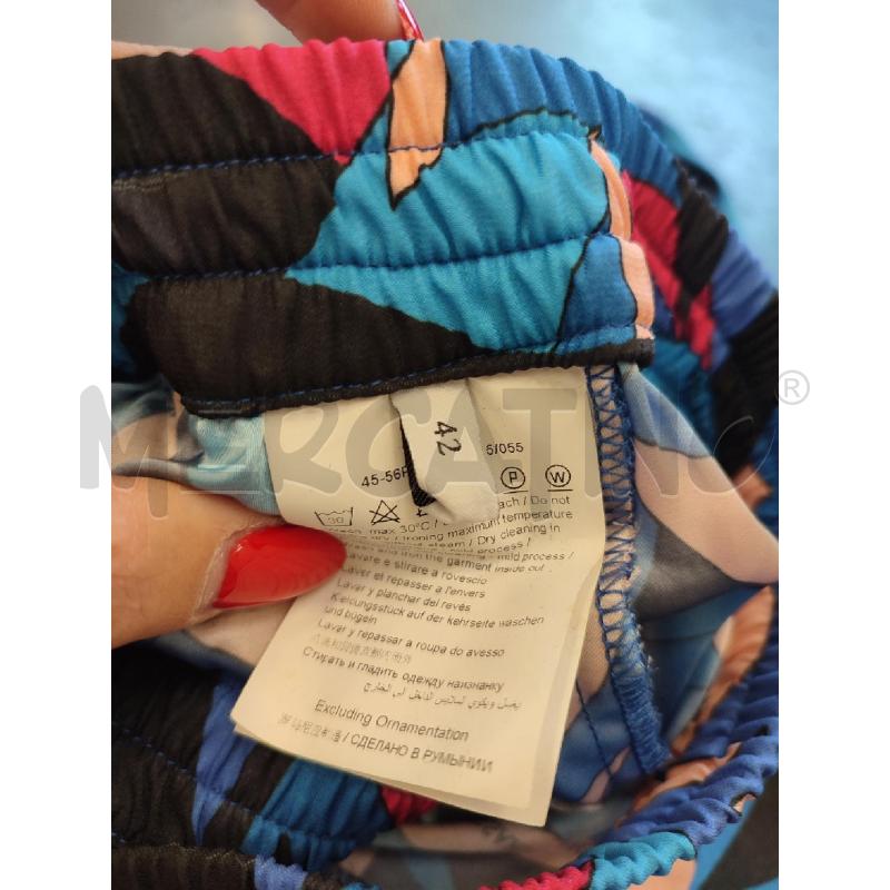 PANTALONE DONNA BLU VIOLA TRUSSARDI | Mercatino dell'Usato Roma montemario 3