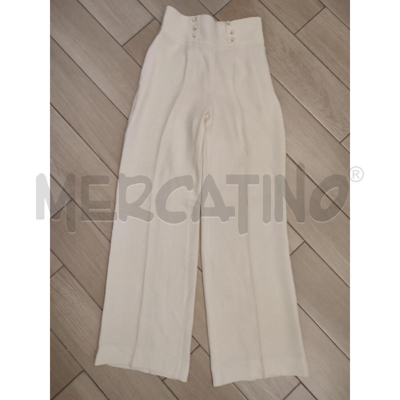 PANTALONE DONNA CREMA LUISA SPAGNOLI | Mercatino dell'Usato Roma montemario 1