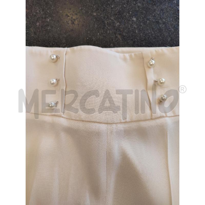 PANTALONE DONNA CREMA LUISA SPAGNOLI | Mercatino dell'Usato Roma montemario 2