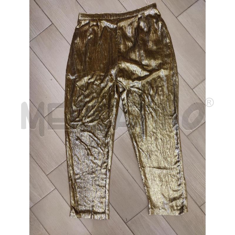 PANTALONE DONNA DORATO MES DEMOISELLES | Mercatino dell'Usato Roma montemario 1